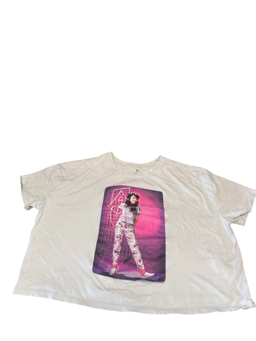 Ripple Junction Saved By The Bell Logo Tee - White with Black Print